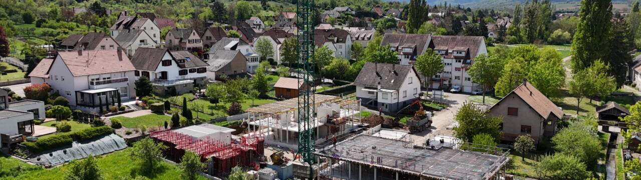 Programme immobilier neuf à Rosheim en Alsace réalisé par un promoteur constructeur