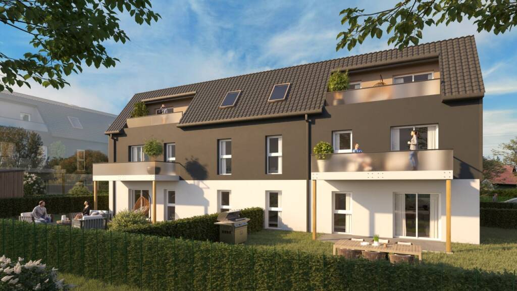 Résidence neuve à Schweighouse-sur-Moder avec jardin privatif